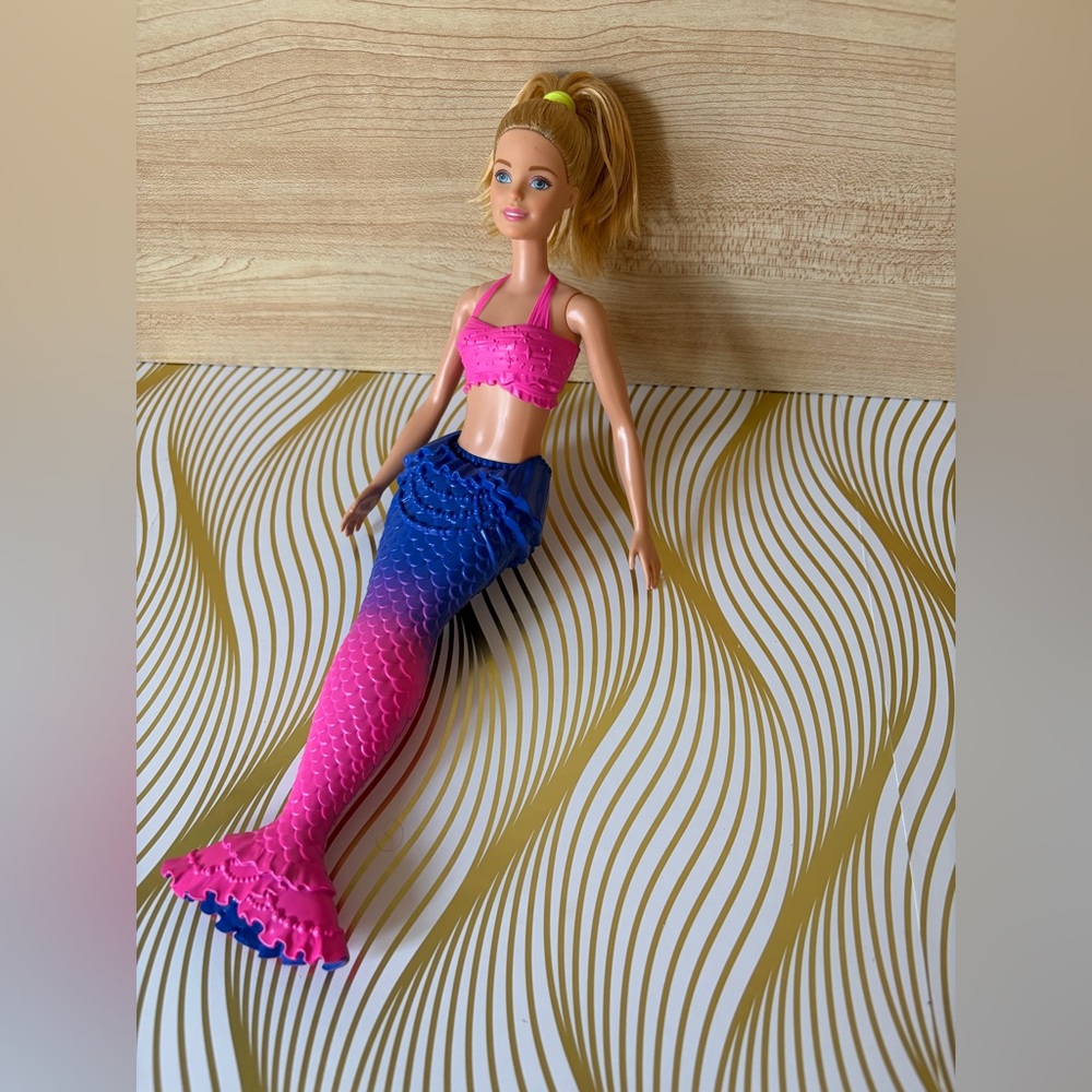 Barbie Pink and Blue Mermaid Doll